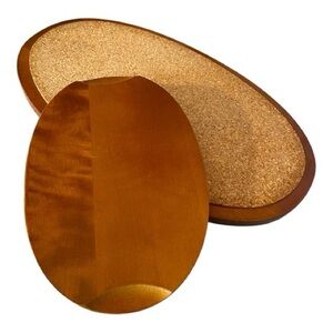 Set of 2 vintage wood and cork trivets, made in Sweden, 1970’s?